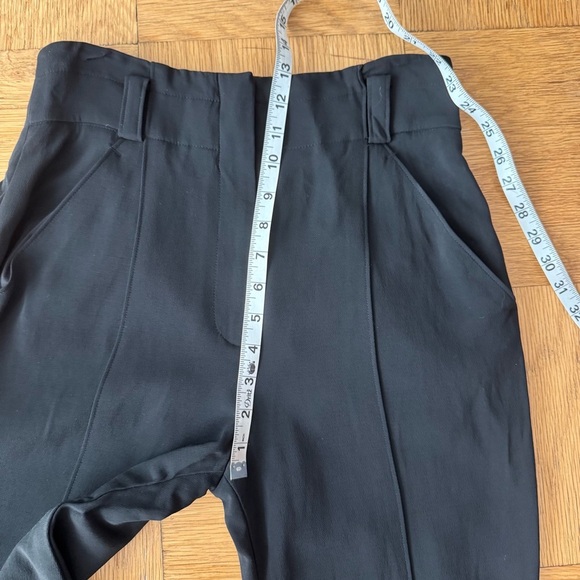 A.L.C. Size 6 Black Pants Flare Work Suit Career Professional Center Seam - Picture 7 of 10